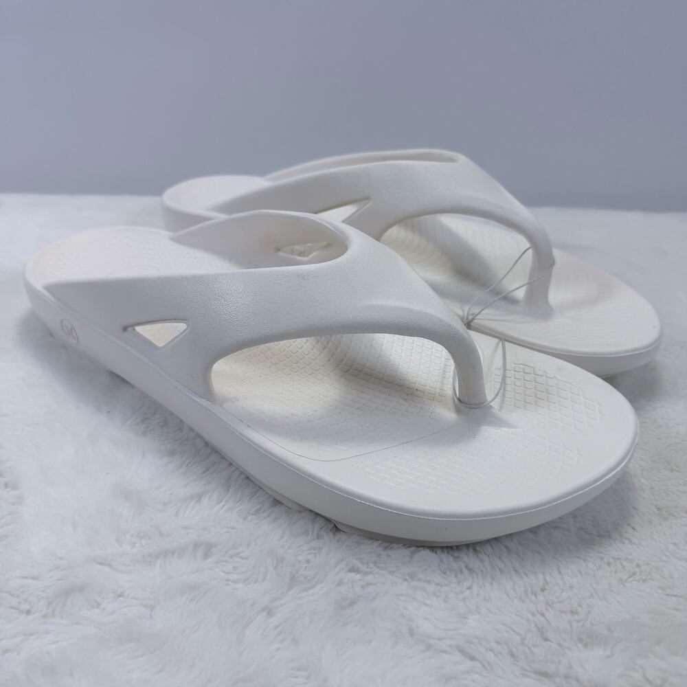 Hurley Injection Flip Flops Mens Size 13 Cream Beach Sandals NEW